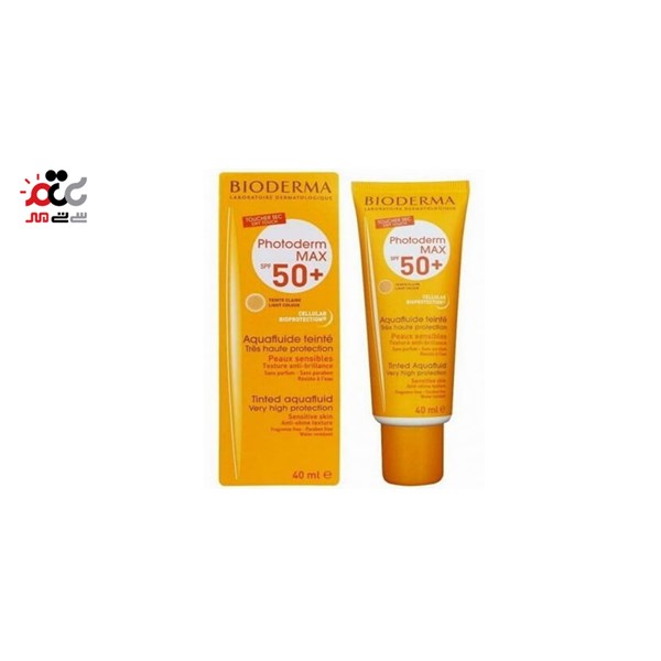 کرم ضد آفتاب SPF50 بایودرما مدل فتودرم مکس آکوا فلوئید 40 میلی لیتری