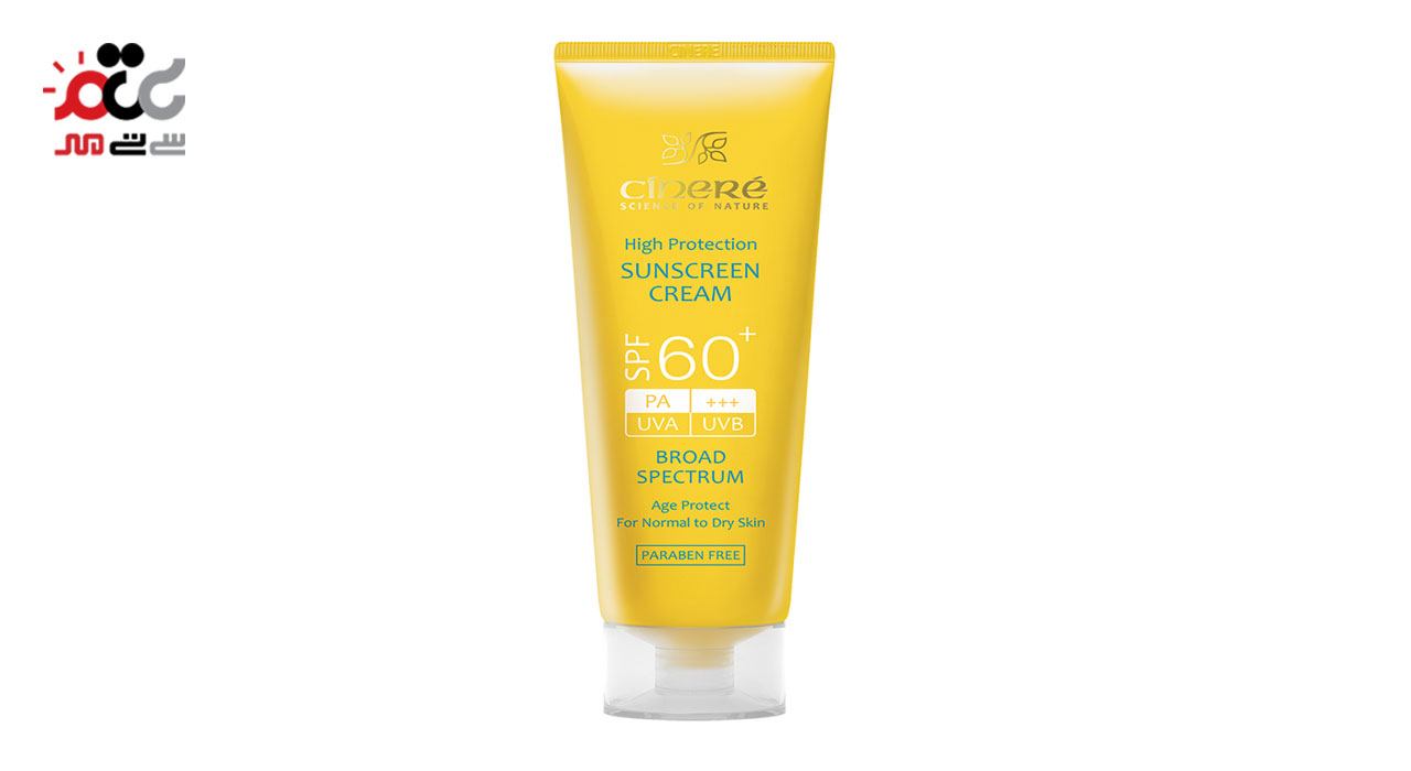 کرم ضد آفتاب بدون رنگ SPF60 سینره 50 میلی لیتری