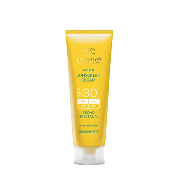 کرم ضد آفتاب بدون رنگ طیف گسترده SPF 30 سینره حجم 50 میلی لیتری
