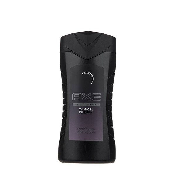 شامپو سر و بدن آکس مدل Black Night حجم 250 میلی لیتری