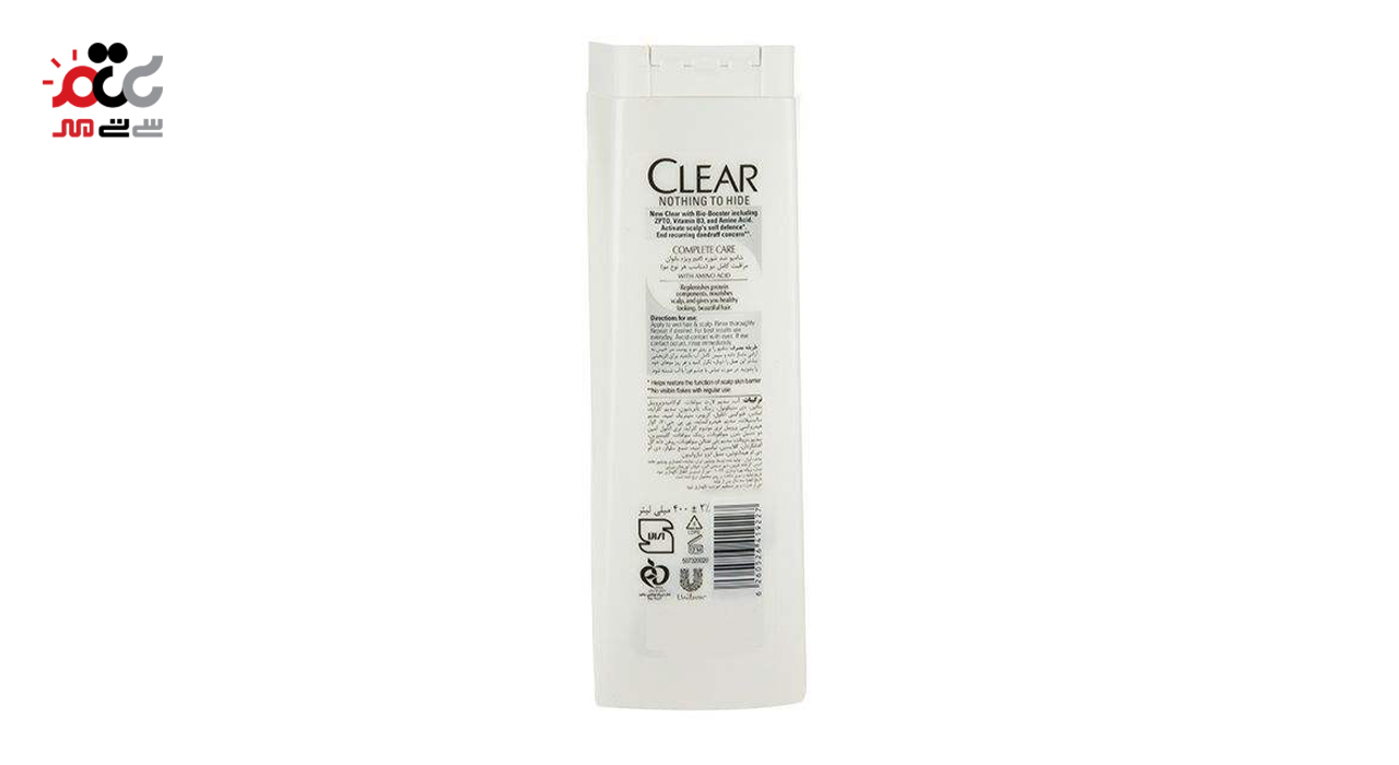 شامپو ضد شوره کلیر مراقبت کامل مو مناسب برای بانوان 400 میلی لیتری