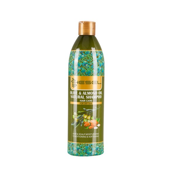 شامپو برگ زیتون و روغن بادام هسل 400 گرمی