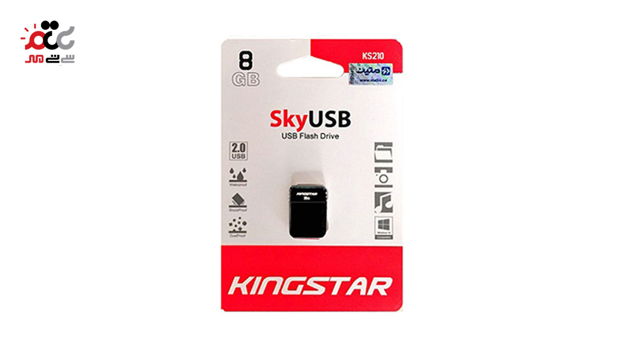 فلش مموری کینگ‌ استار مدل KS210 ظرفیت 8 گیگابایت