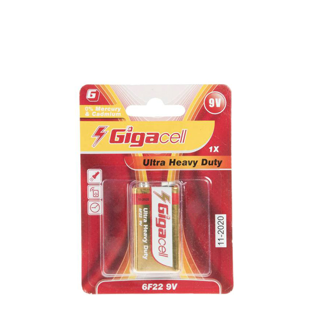 باتری کتابی گیگاسل 9 ولتی