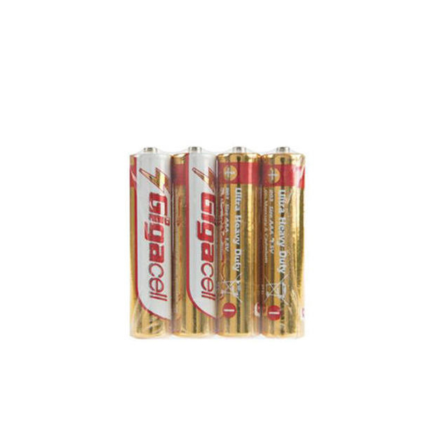 باتری نیم قلمی گیگاسل مدل Ultra Heavy Duty بسته 4عددی