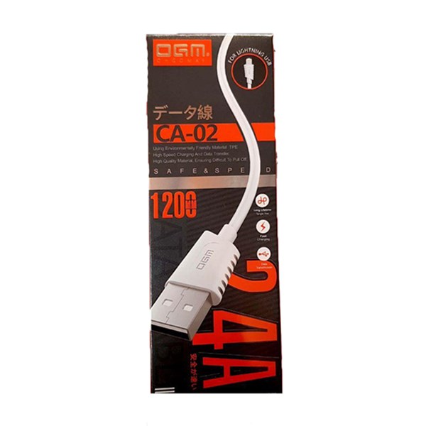 کابل تبدیل USB به لایتنینگ او جی ام مدل CA-02