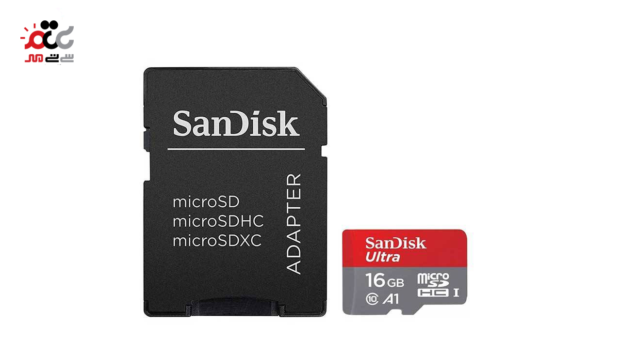 کارت حافظه سن دیسک 16 گیگابایت مدل microSD Ultra A1 کلاس 10