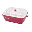 سبد نان و سبزی مدل یاس وانیلی بزرگ لیمون  3 پارچه