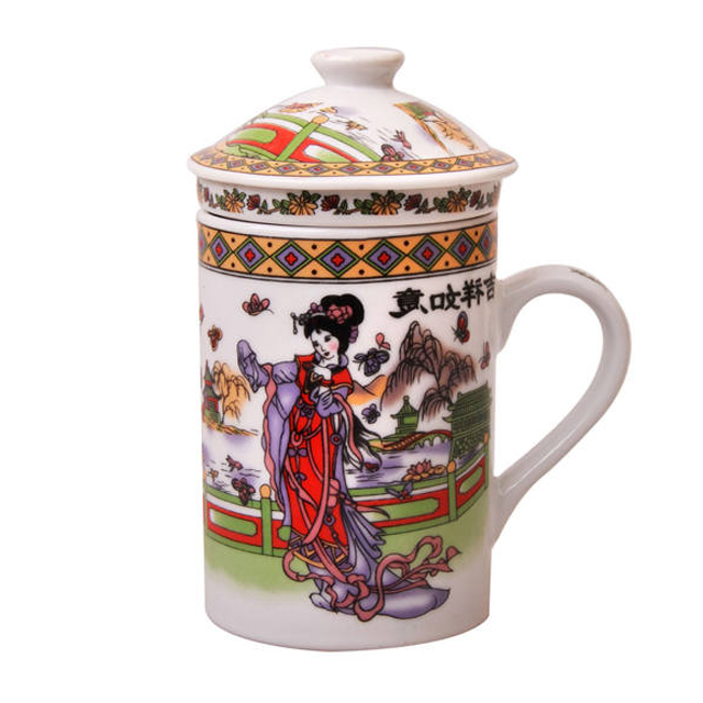 لیوان دمنوش ساز  سرامیکی کد 01