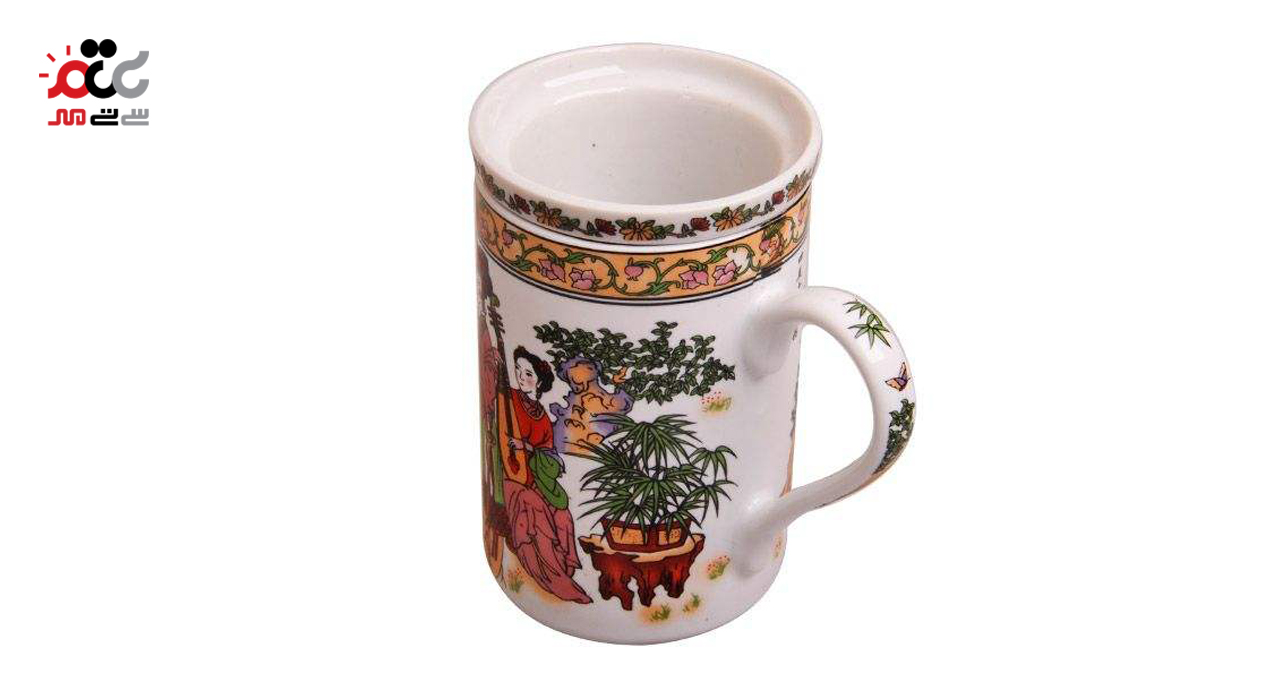 لیوان دمنوش ساز  سرامیکی کد 01