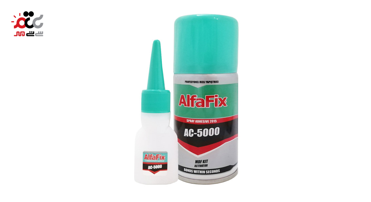 چسب 123 آلفا فیکس مدل AC-5000 حجم 400 میلی لیتری