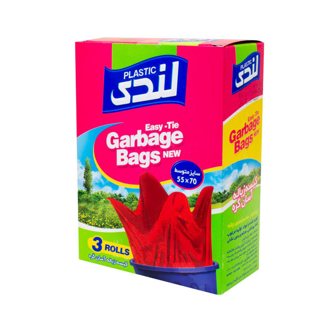 کیسه زباله آسان گره متوسط لندی 42 عددی
