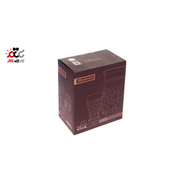 لیوان بلور نوری تازه سری ملانی مدل 332101W بسته 6 عددی