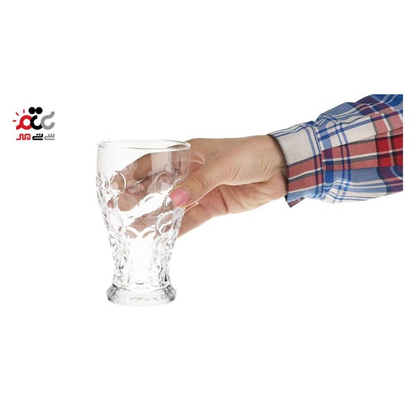 لیوان بلور نوری تازه سری ملانی مدل 332101W بسته 6 عددی