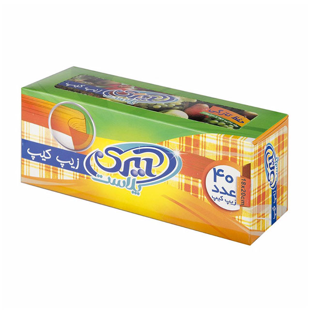  کیسه فریزر زیپ کیپ آیری پلاست 40 عددی