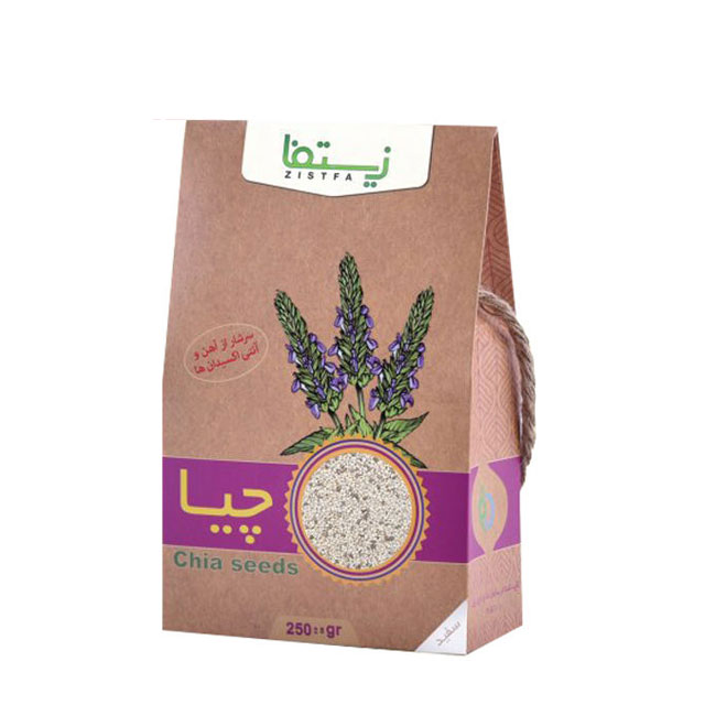 دانه چیا سفید زیستفا 250 گرمی