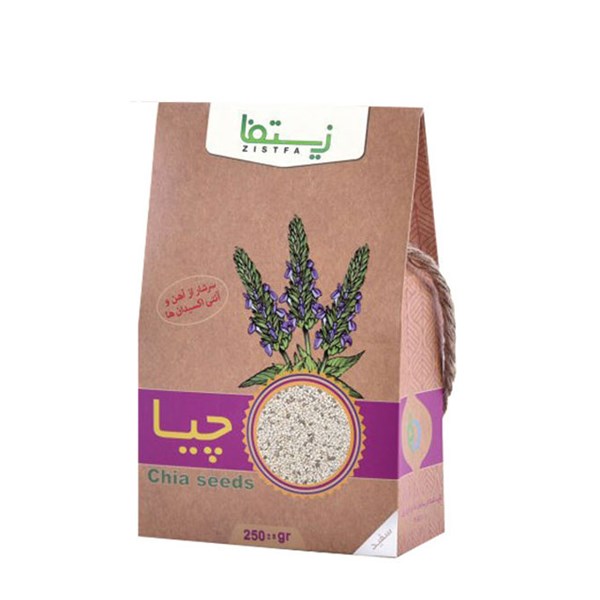 دانه چیا سفید زیستفا 250 گرمی