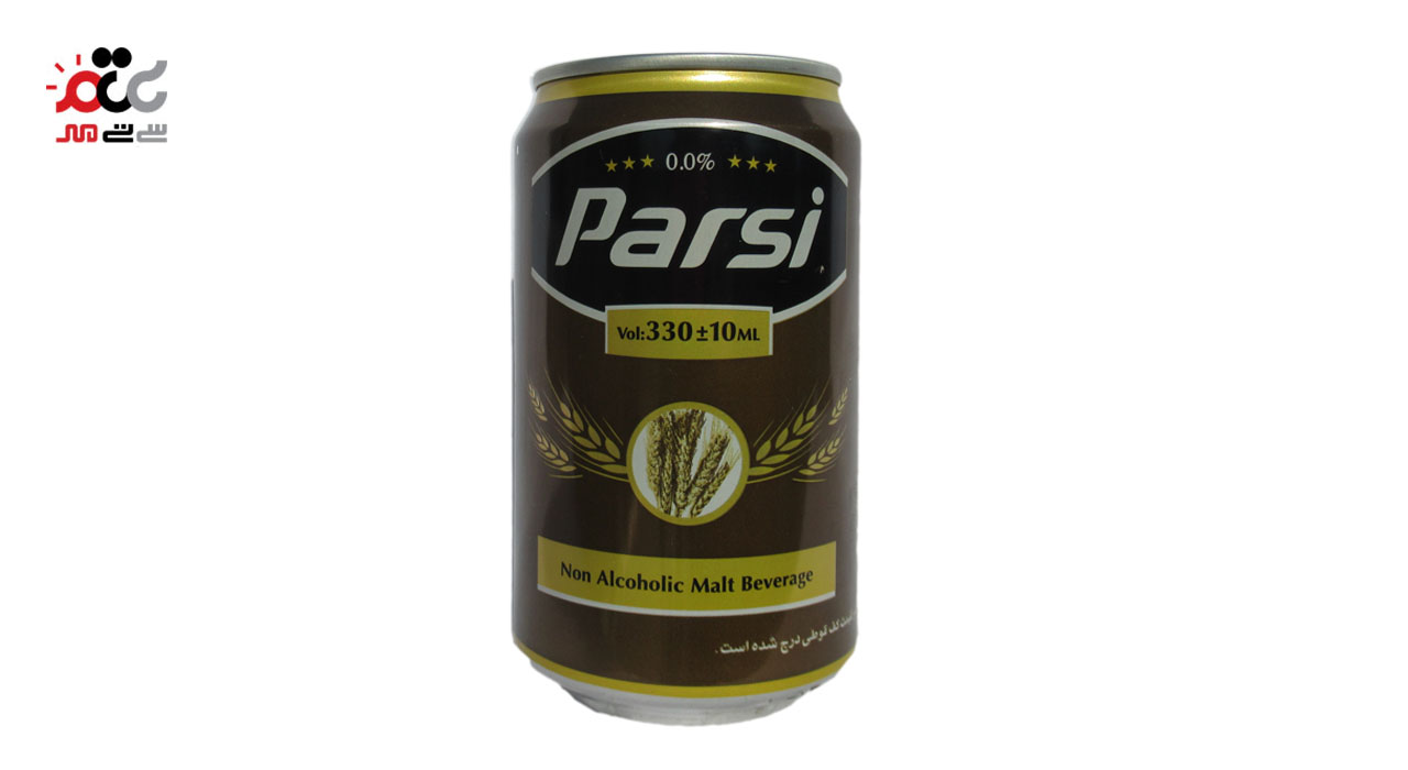 نوشیدنی مالت بدون الکل پارسی با طعم کلاسیک قوطی حجم 330 میلی لیتری