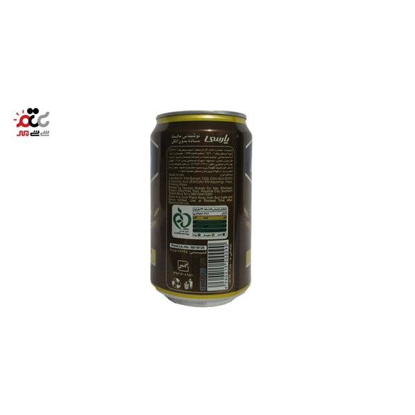 نوشیدنی مالت بدون الکل پارسی با طعم کلاسیک قوطی حجم 330 میلی لیتری