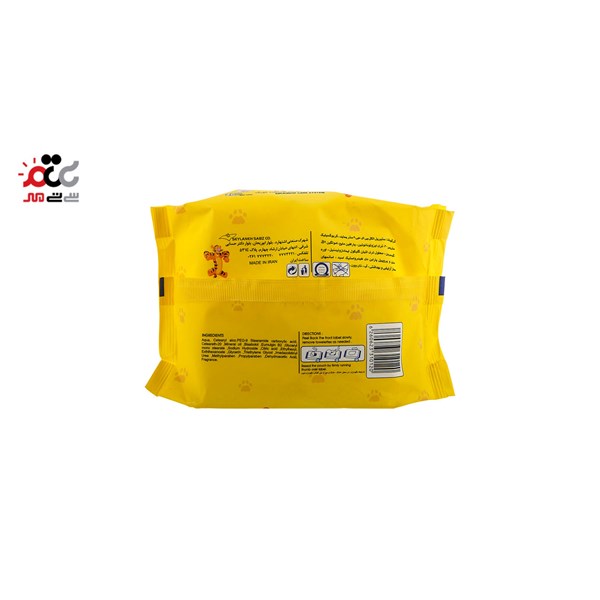 دستمال مرطوب نرم کننده و پاک کننده کودک نینو 20 عددی