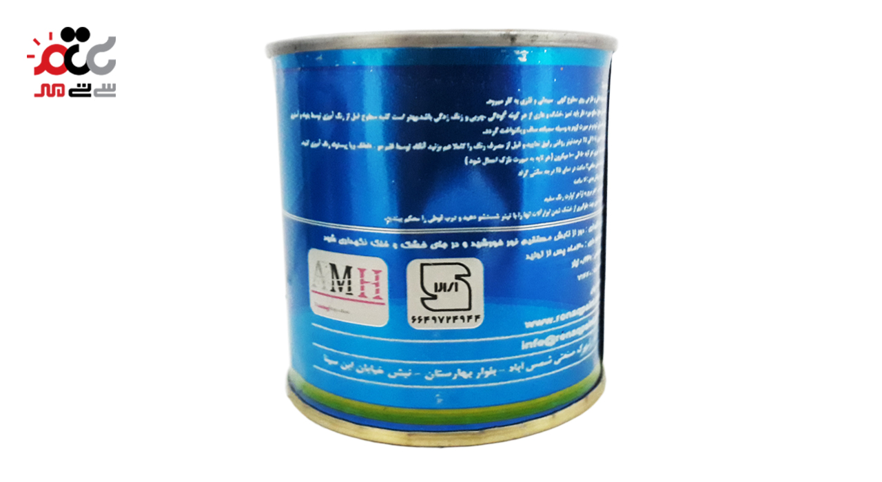 رنگ مشکی روغنی براق آلکیدی رونق 1/4 کوارتی