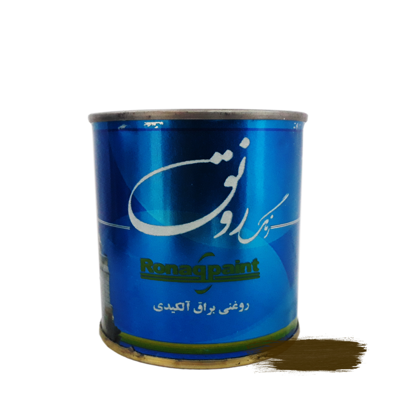 رنگ قهوه ای روغنی براق آلکیدی رونق 1/4 کوارتی