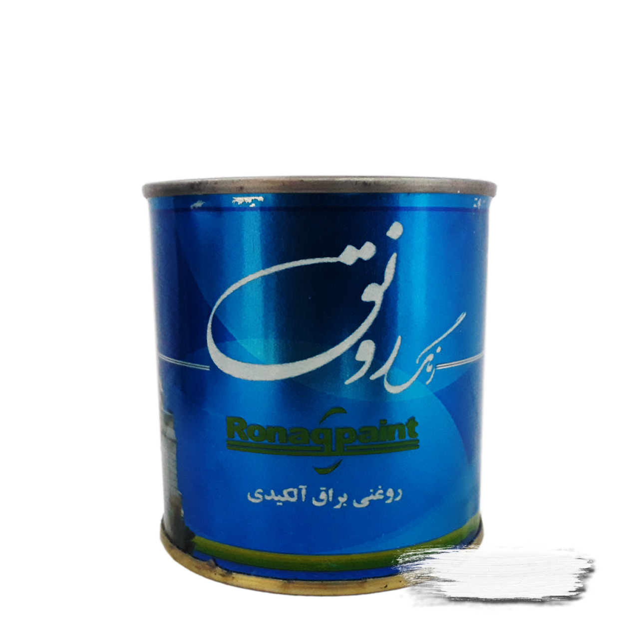 رنگ سفید روغنی براق آلکیدی رونق 1/4 کوارتیرنگ سفید روغنی براق آلکیدی رونق 1/4 کوارتی