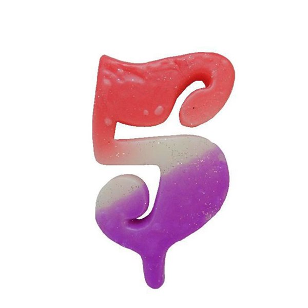 شمع تولد پارسیس مدل عدد 5 انگلیسی
