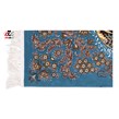 فرش ماشینی دنیای فرش طرح گیسو زمینه آبی