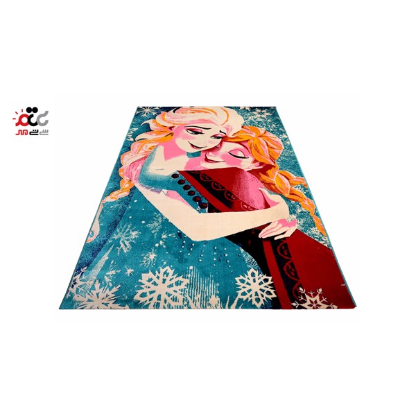 فرش ماشینی دنیای فرش طرح آنا و السا کد 2