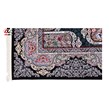 فرش ماشینی دنیای فرش طرح مهرنوش زمینه سرمه ای