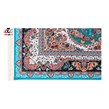 فرش ماشینی دنیای فرش طرح نگار زمینه آبی