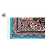 فرش ماشینی دنیای فرش طرح پرهام زمینه آبی