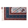 فرش ماشینی دنیای فرش طرح ستایش زمینه کرم
