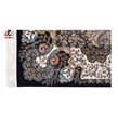 فرش ماشینی دنیای فرش طرح الی رنگ زمینه سرمه ای