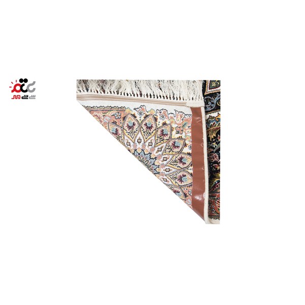 فرش ماشینی دنیای فرش طرح ماندگار رنگ زمینه کرم