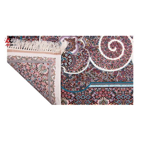 فرش ماشینی دنیای فرش طرح میترا زمینه کرم