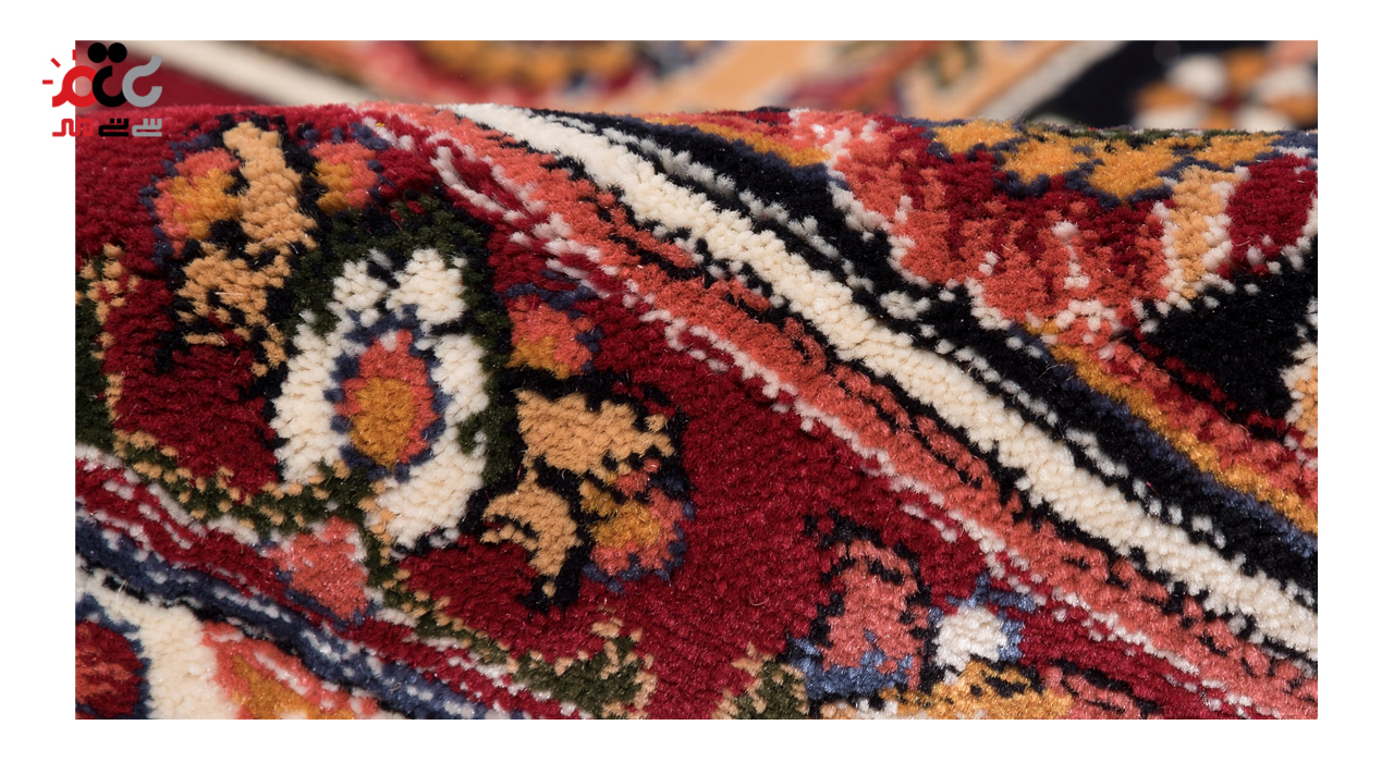 گبه ماشینی دنیای فرش کد 521K زمینه کرم