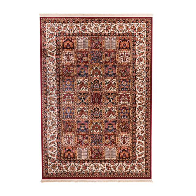 گبه ماشینی دنیای فرش کد 530R زمینه روناسی