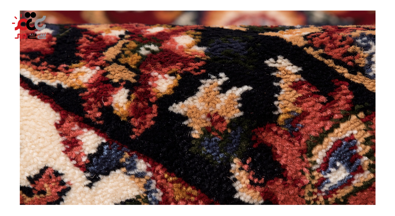 گبه ماشینی دنیای فرش کد 530R زمینه روناسی
