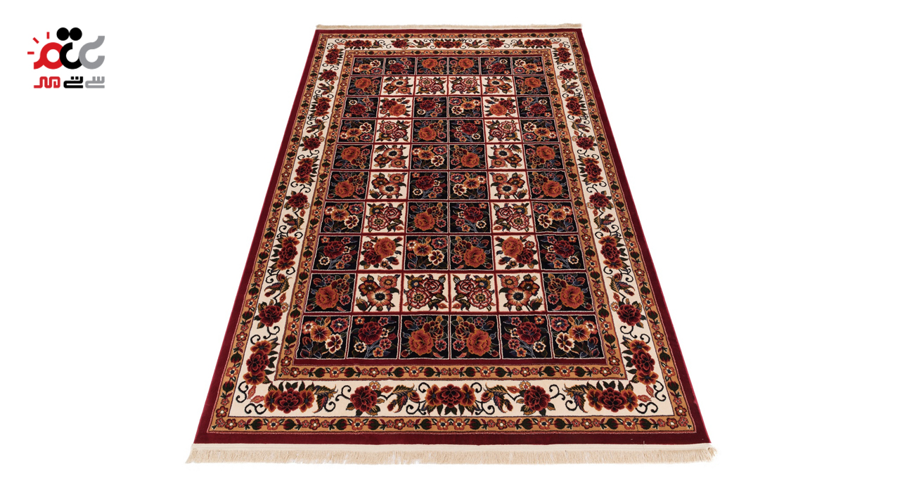 گبه ماشینی دنیای فرش کد 539R زمینه روناسی