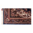 گبه ماشینی دنیای فرش کد 545B زمینه آبی کاربنی