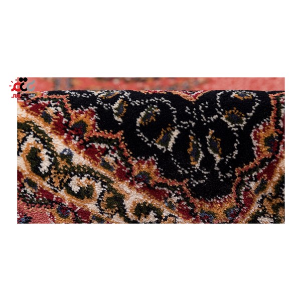 گبه ماشینی دنیای فرش کد 545G زمینه گلبهی