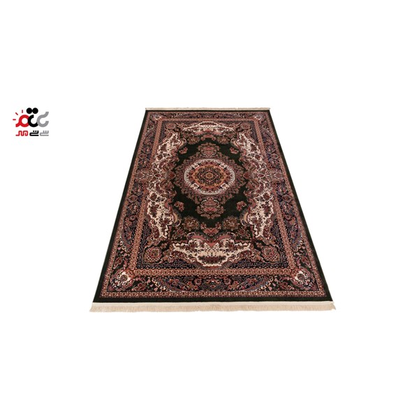 گبه ماشینی دنیای فرش کد 545GR زمینه سبز