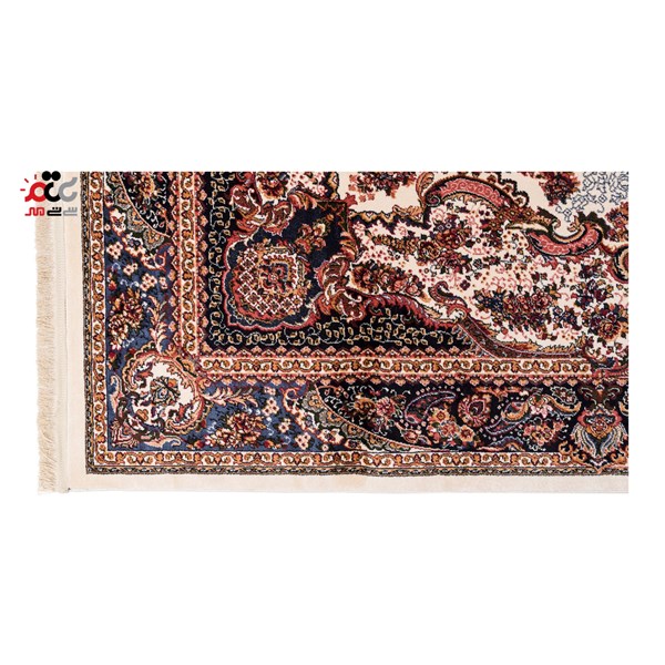 گبه ماشینی دنیای فرش کد 545K زمینه کرم
