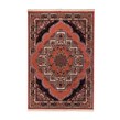 گبه ماشینی دنیای فرش کد 546G زمینه گلبهی