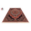 گبه ماشینی دنیای فرش کد 546G زمینه گلبهی