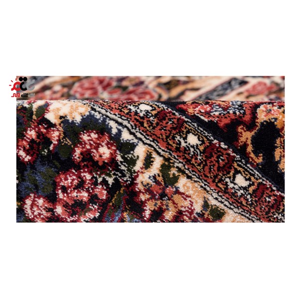 گبه ماشینی دنیای فرش کد 546G زمینه گلبهی