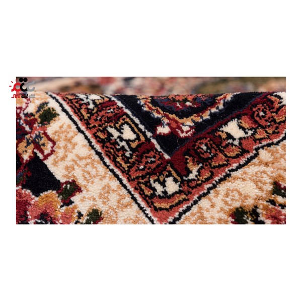 گبه ماشینی دنیای فرش کد 546GR زمینه سبز