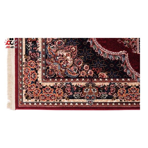 گبه ماشینی دنیای فرش کد 546R زمینه روناسی